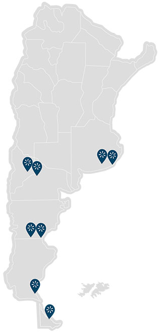 Mapa con bases DPI